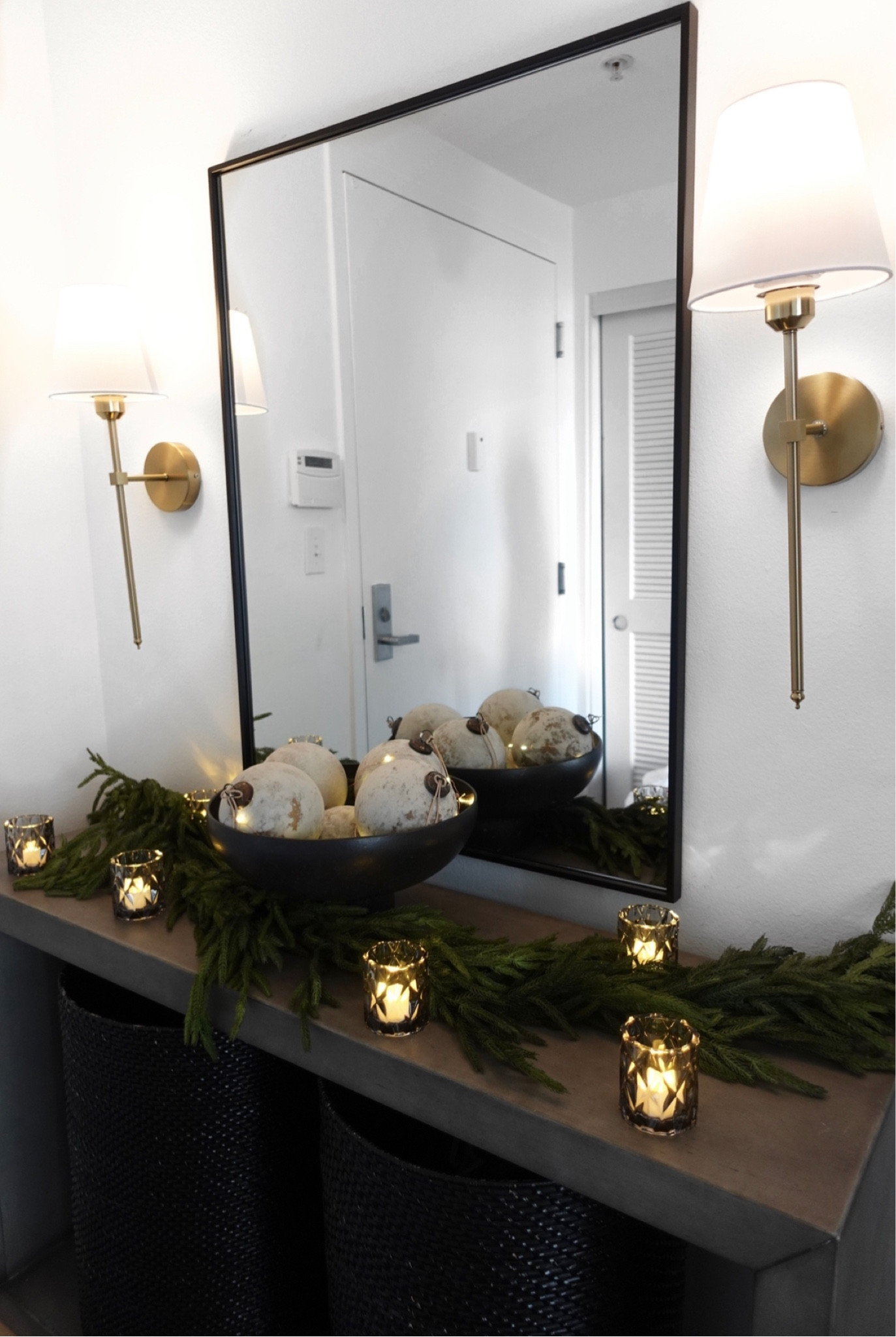 Christmas Console Table 

Christmas, Christmas Decor, Gift Guide, Christmas tree, Garland, Media Console, Living Home Furniture, Bedroom Furniture, stand, cane bed, cane furniture, floor mirror, arched mirror, cabinet, home decor, modern decor, kitchen pendant lighting, unique lighting, Console Table, Restoration Hardware Inspired, ceiling lighting, black light, brass decor, black furniture, modern glam, entryway, living room, kitchen, throw pillows, wall decor, accent chair, dining room, home decor, rug, coffee table

#LTKHoliday #LTKGiftGuide