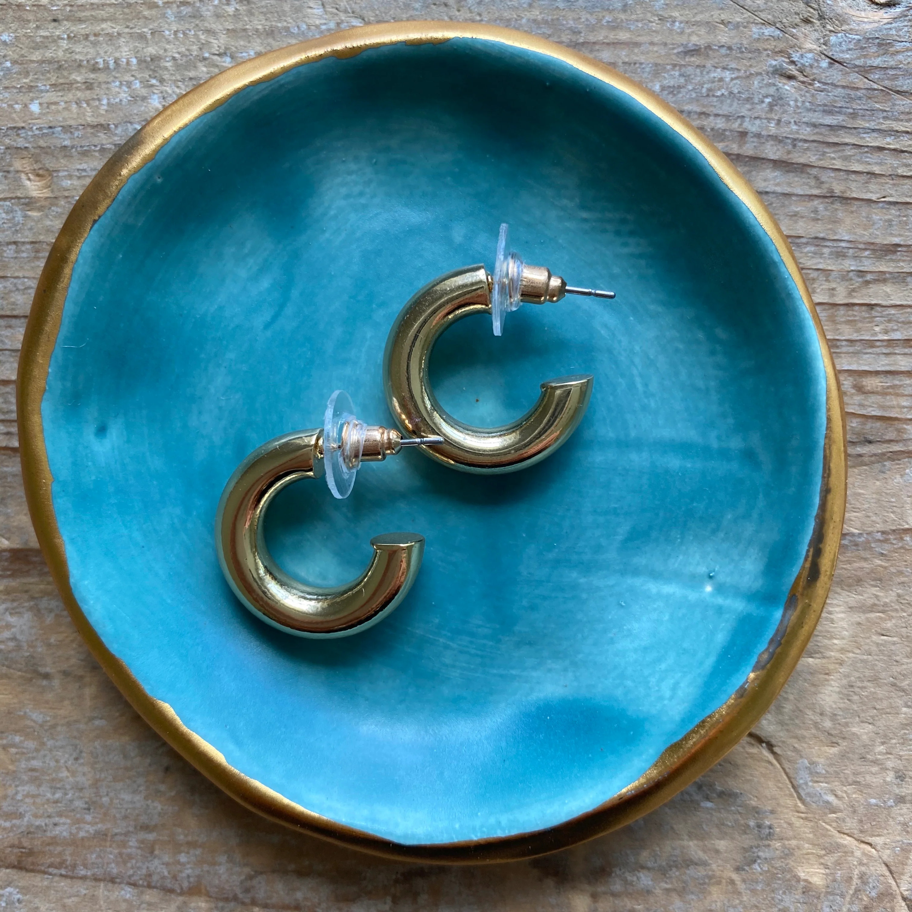 Thick Mini Hoop Huggies | Erin McDermott Jewelry