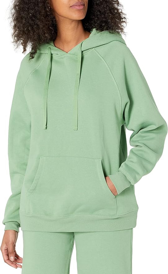 The Drop Sudadera con capucha de vellón lavado Renee para mujer | Amazon (US)