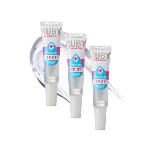 Ruby Kisses Hydrating Lip Gloss Clear Hydrating Lip Gloss (3 PACK) | Amazon (US)