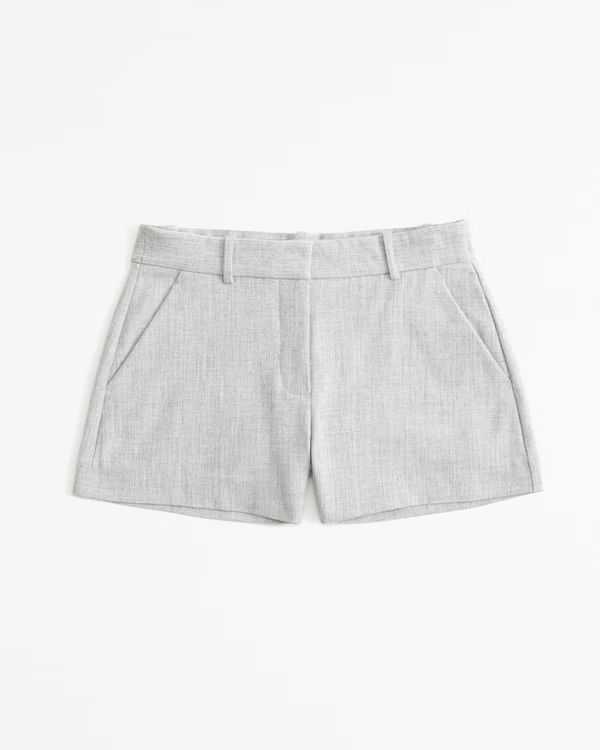 Mid Rise Tailored Short | Abercrombie & Fitch (US)