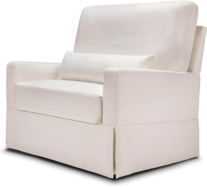 Namesake Crawford Pillowback Chair and a Half Comfort Swivel Glider in Performance Cream Eco-Weav... | Amazon (US)