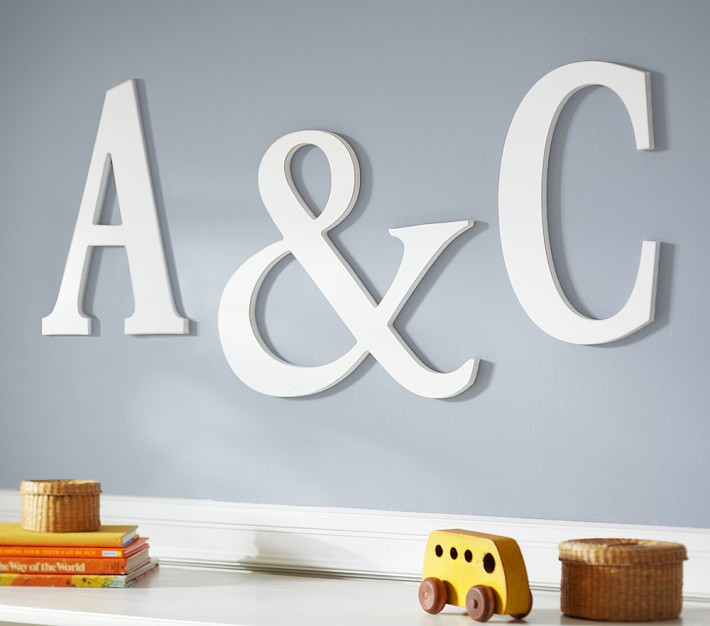 Mini Harper Painted Letter | Pottery Barn Kids