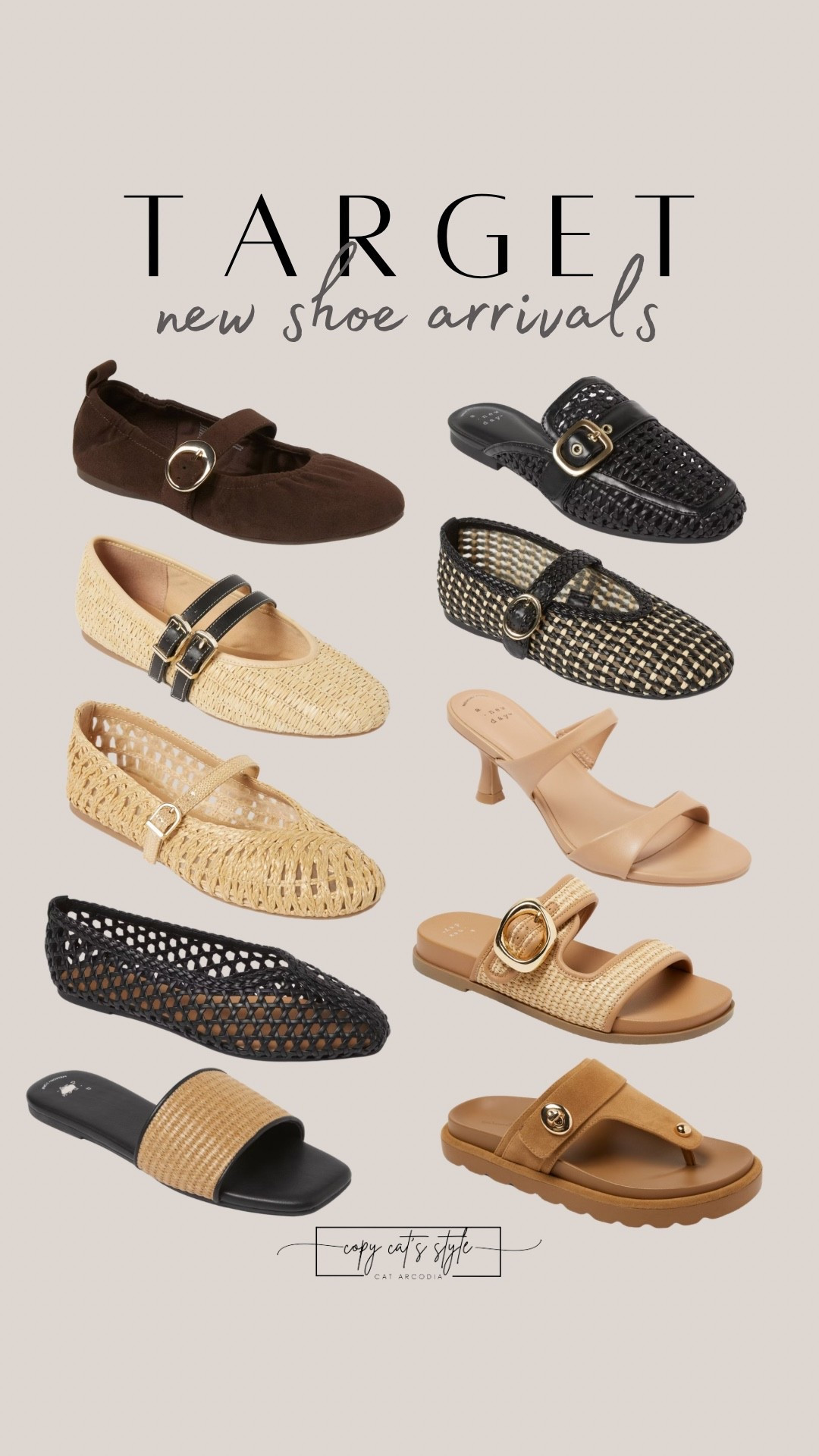 Target new shoe arrivals. Getting ready for spring. 🌸 Target ballet flats, sandals, and more. 

#LTKgrwm #LTKOver40 #LTKWorkwear