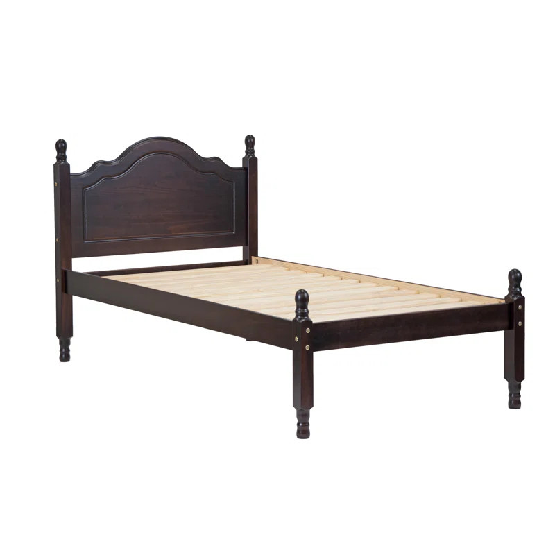 Harriet Bee Forbush Solid Wood Four Poster Standard Bed by Harriet Bee & Reviews | Wayfair | Wayfair North America
