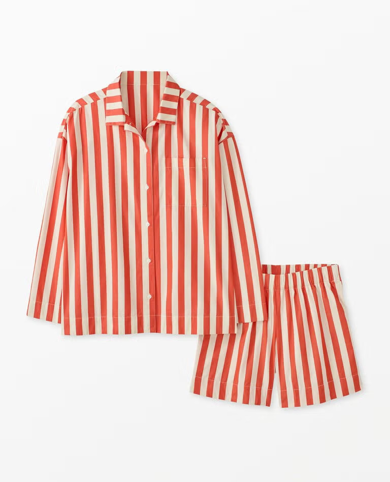 Women's Long Sleeve Poplin Pajama Set | Hanna Andersson