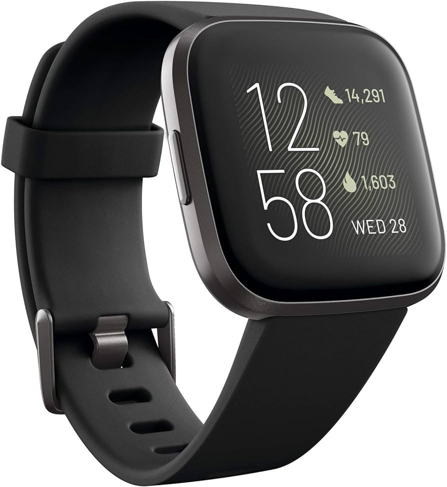 Fitbit Versa 2 Health & Fitness Smartwatch with Heart Rate, Music, Alexa Built-in, Sleep & Swim T... | Amazon (US)