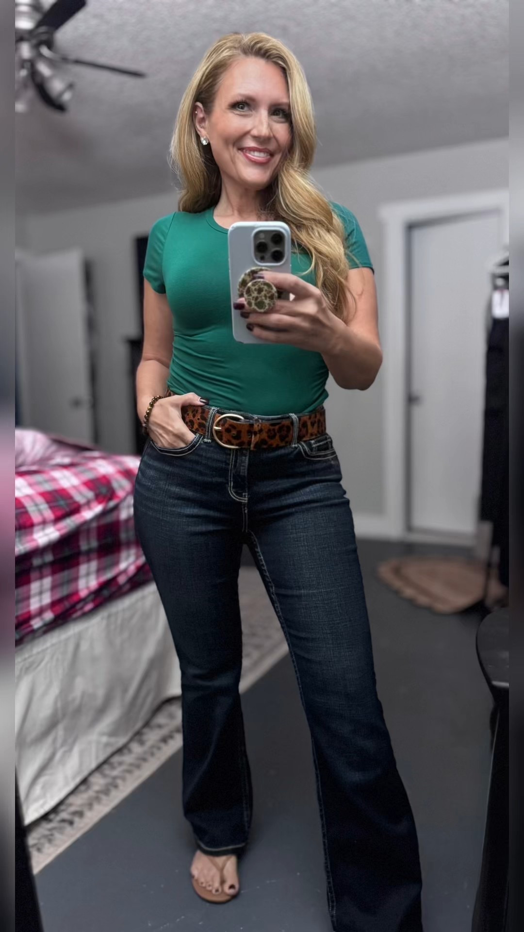 Tis the season for green… but these BKE Denim Gabby jeans are the real star. Curvy fit, high rise, perfect bootcut. Linked on LTK for you.

#LTKootd #LTKCyberWeek #LTKHoliday