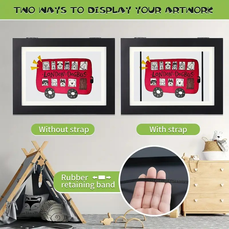 1pc Picture Frames, Kid Artwork Picture Frame, Front Opening Changeable Pictures Display For A4 A... | Temu Affiliate Program