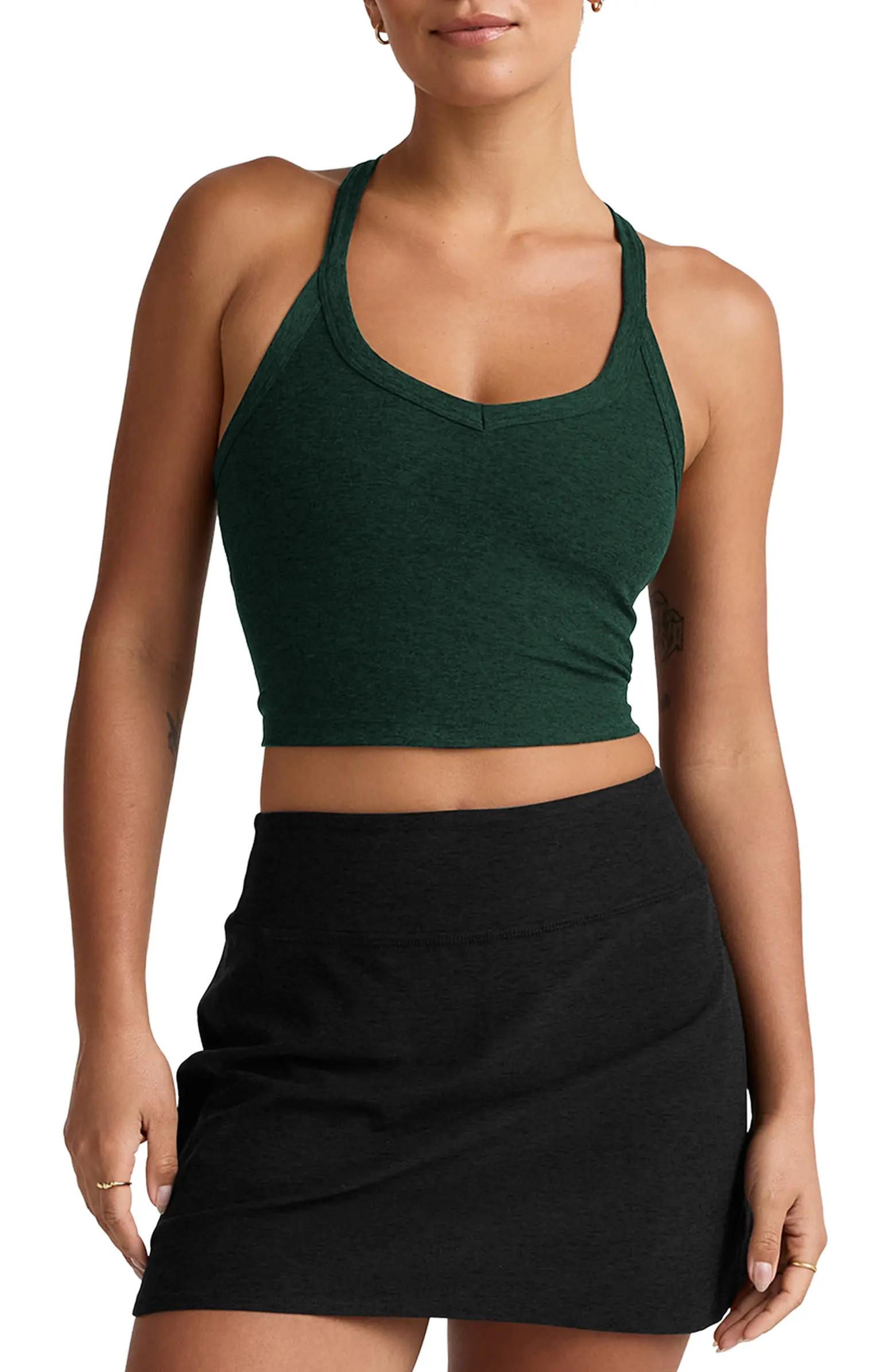 Beyond Yoga Space Dye On the Up Crop Tank | Nordstrom | Nordstrom