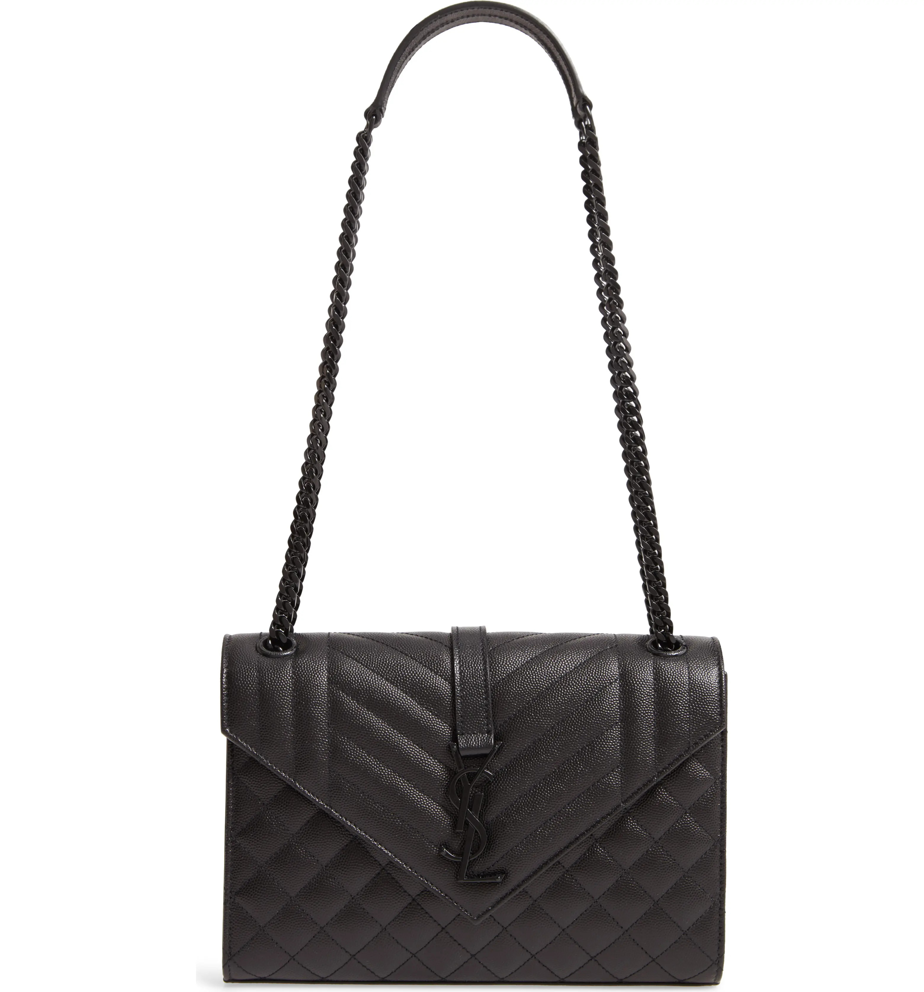 Medium Monogram Quilted Leather Shoulder Bag | Nordstrom