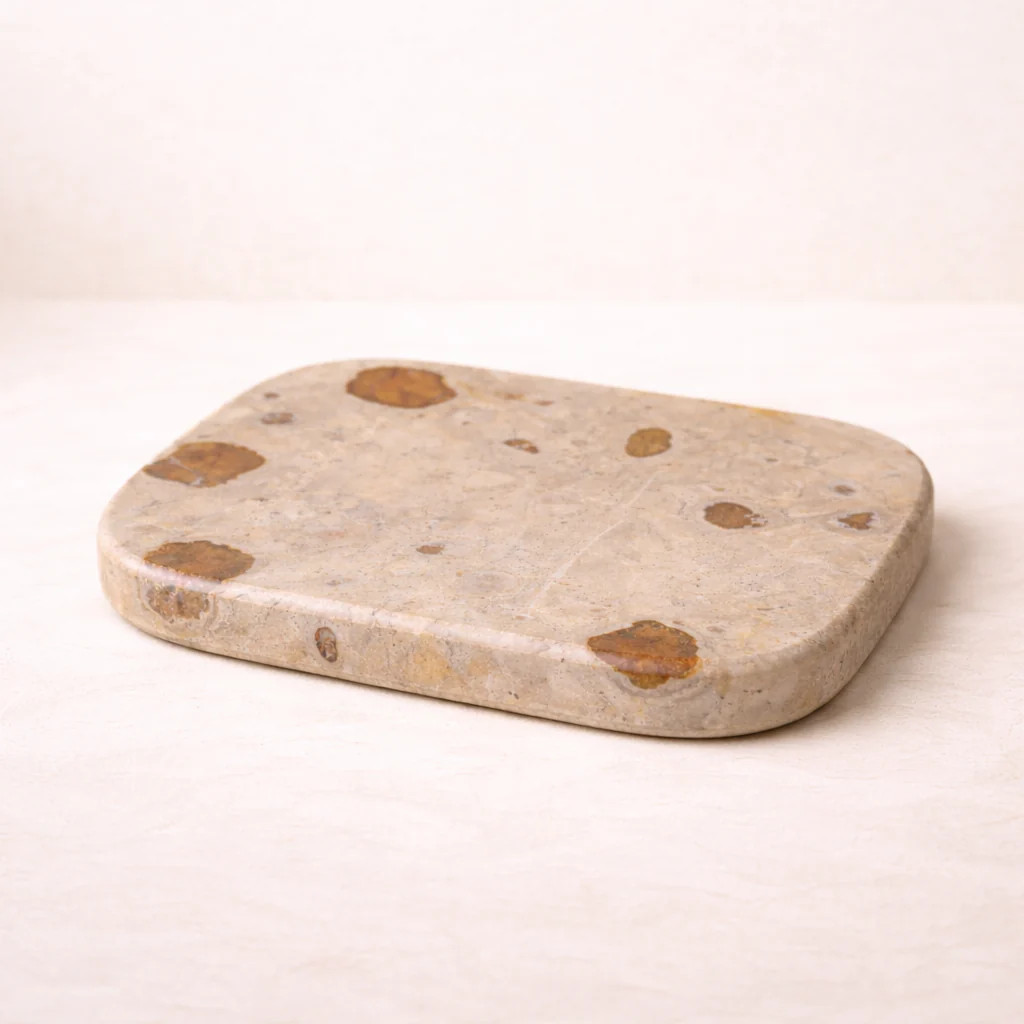 Buffed Stone Soap Dish | By Luxe B Co. | luxe bCO