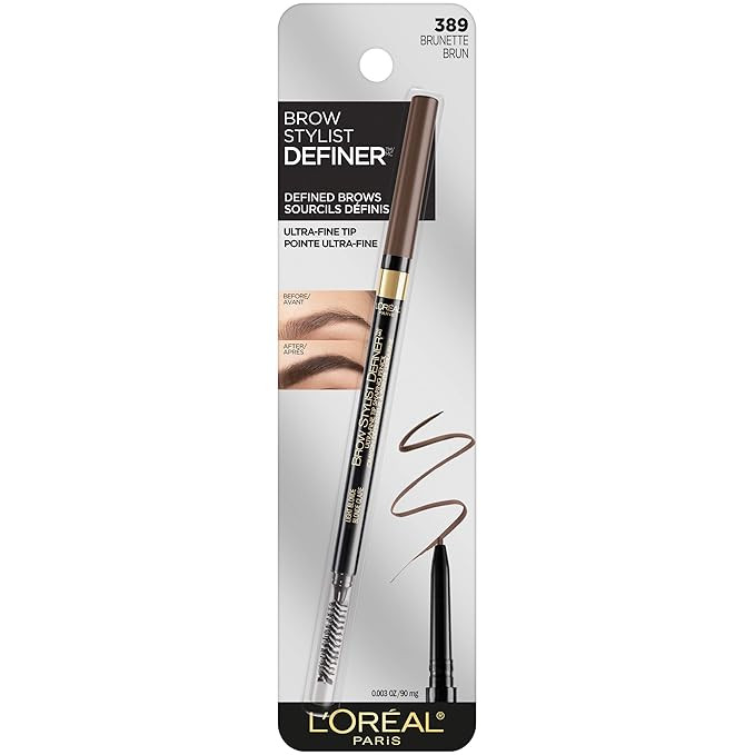 L'Oreal Paris Makeup Brow Stylist Definer Waterproof Eyebrow Pencil, Ultra-Fine Mechanical Pencil... | Amazon (US)