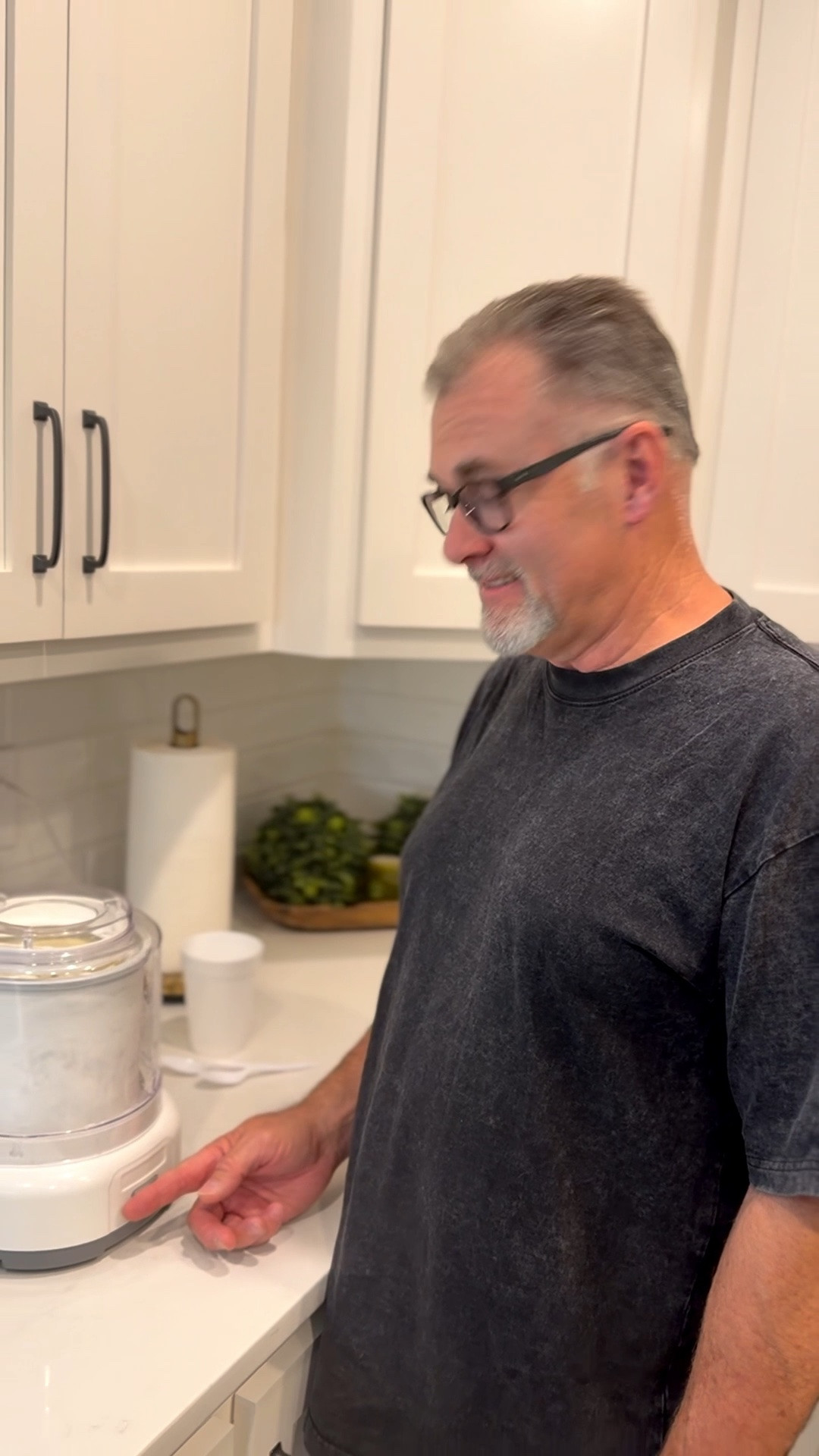 Banana Cream Pie Ice Cream Recipe
16 oz cool whip small box banana pudding mix
3 ripe bananas
Mix well in mixer & pour ingredients into the frozen tub for around 45 min.

#LTKdayinmylife #LTKvlog #LTKHome