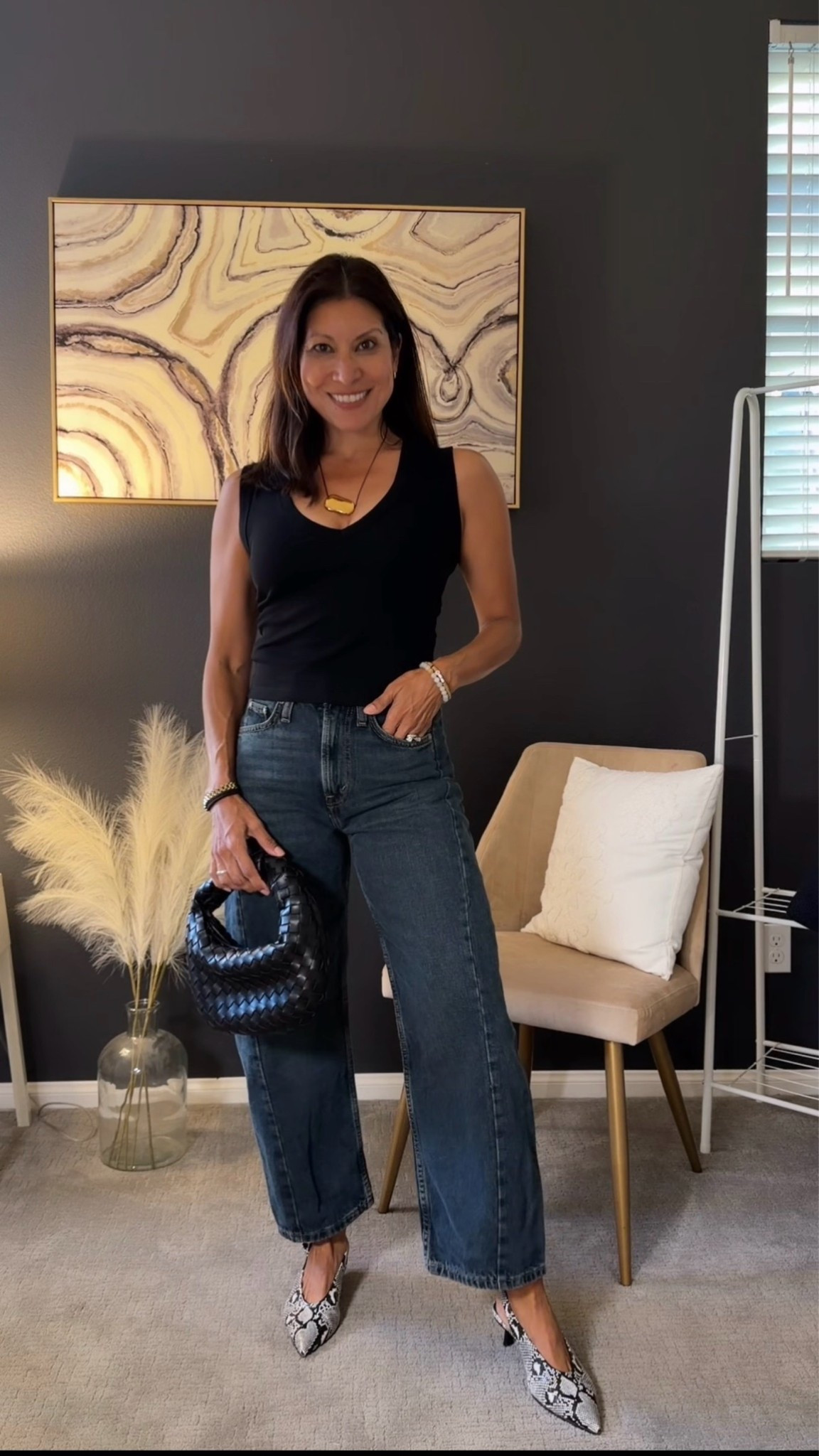 A mid rise denim outfit from @Zara 

Jeans size 2 
Tank small 
Outfit inspiration over 50

#LTKOver40 #LTKSeasonal