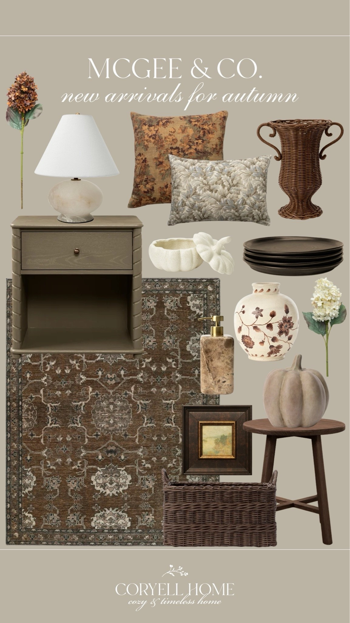 I’m loving the McGee & Co. new arrivals for fall! The coziest color palette and festive decorative objects. 🍂 I love fall home decor and these classic pumpkins, vases, and pattern pillows are all so pretty! 🎃🍁🤎

#LTKSeasonal #LTKHome
