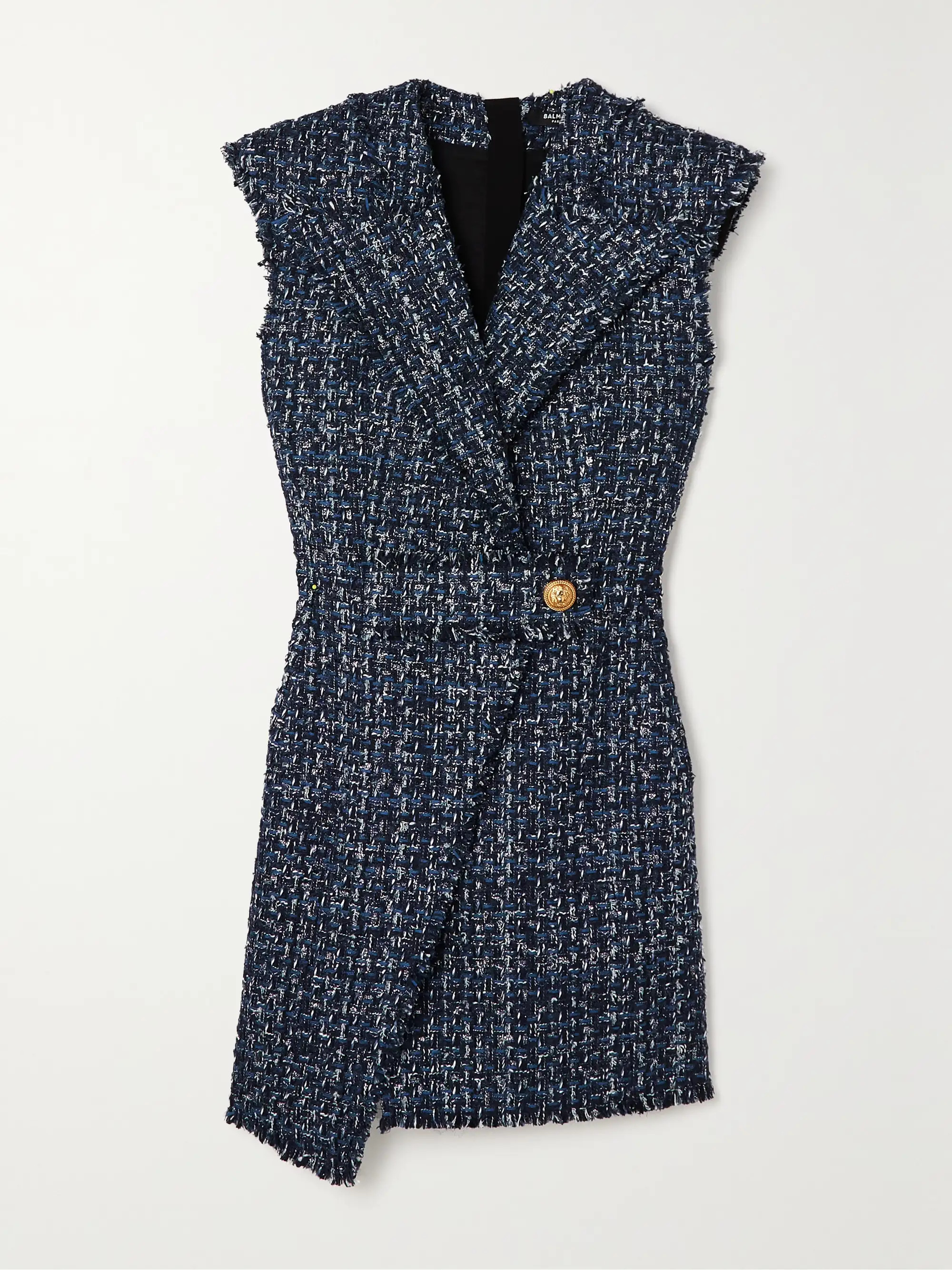 Embellished bouclé mini dress | NET-A-PORTER (US)