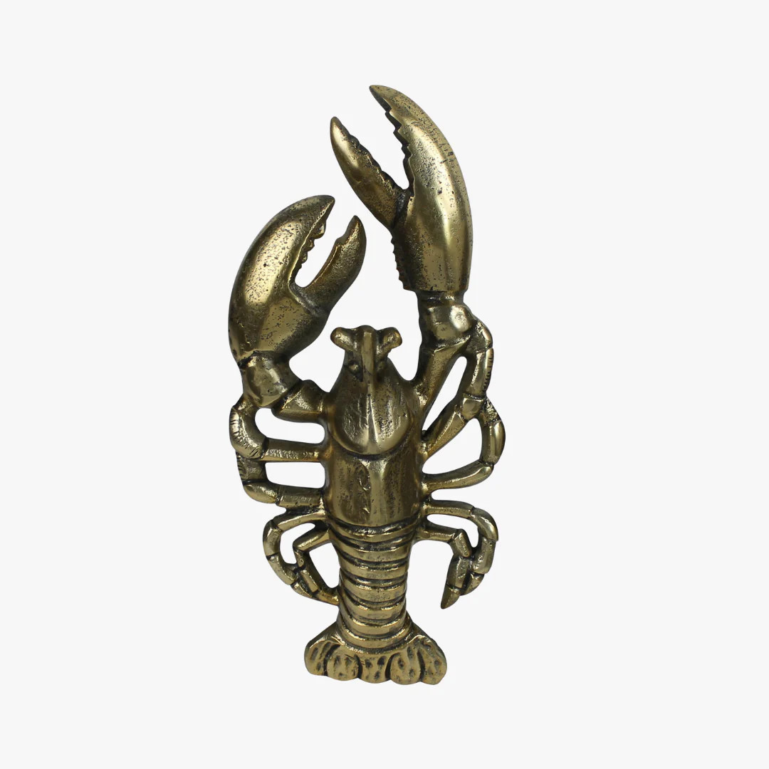 Antiqued Brass Finish Lobster | Dear Keaton