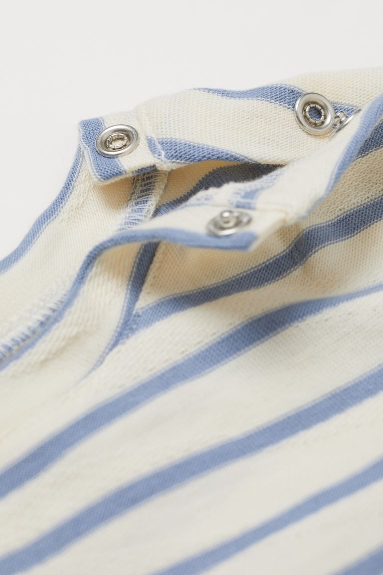 Striped Cotton Jersey Top | H&M (US + CA)