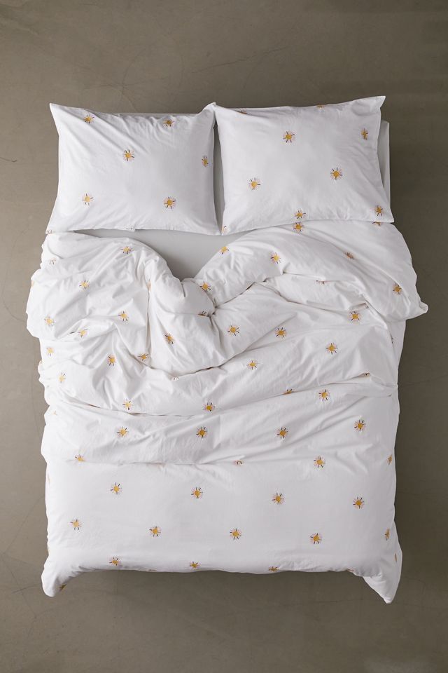 Sunny Embroidered Duvet Cover | Urban Outfitters (US and RoW)