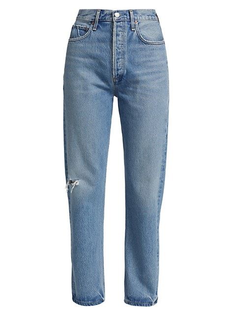 90s Pinch Waist High-Rise Jeans | Saks Fifth Avenue