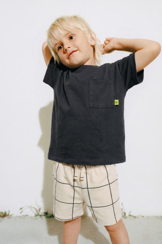 PLAID BERMUDA JOGGING SET | Zara US