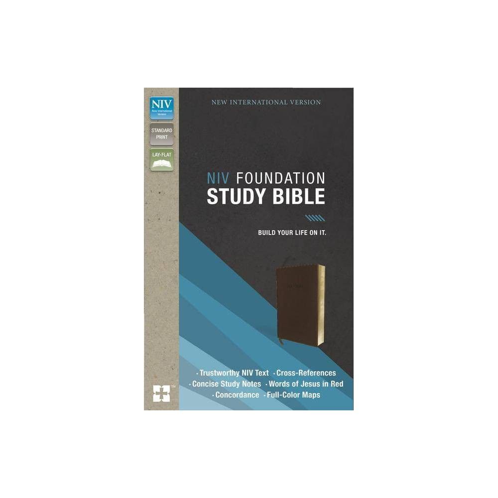 Foundation Study Bible-NIV - by Zondervan (Leather Bound) | Target