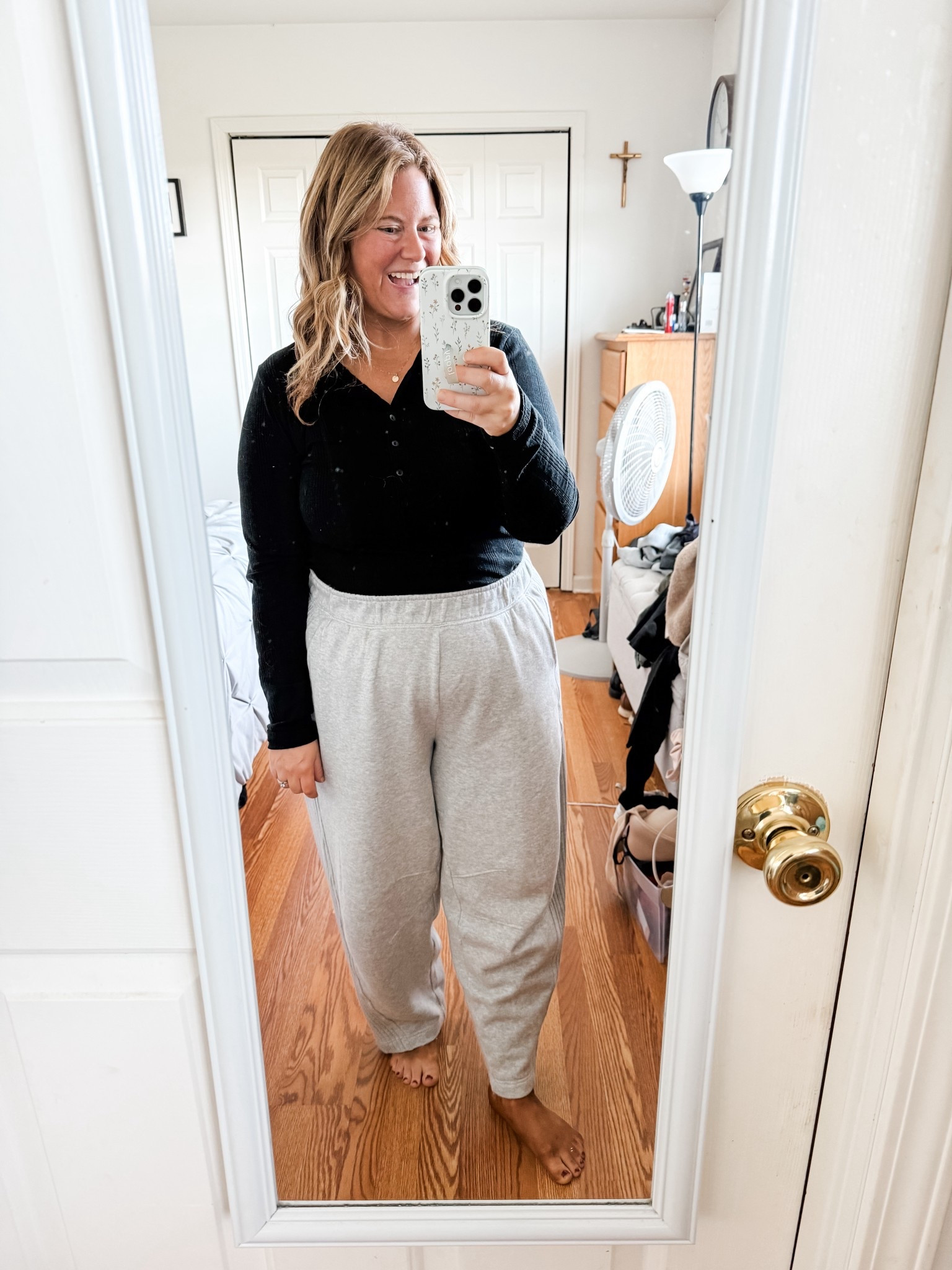 These Aerie sweatpants are amazing! I wear them almost daily and have them in two colors.  I wear a large petite.  On sale now!!

#LTKMidsize #LTKmomlife #LTKSaleAlert