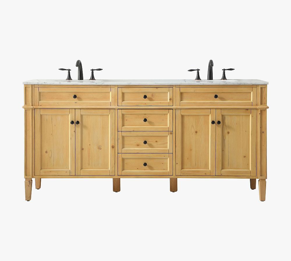 Ilsa 72" Double Sink Vanity | Pottery Barn (US)