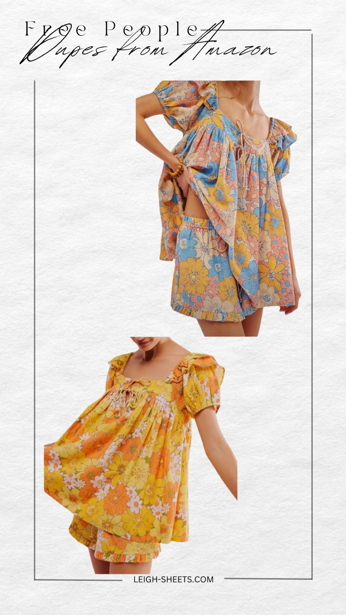 Free People Dupes. Two Piece Set for Summer. 

#LTKFindsUnder50