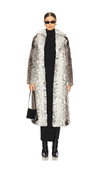 Unreal Fur Kathmandu Faux Fur Coat in Grey. Size M. Also in XS, S. | Revolve Clothing (Global)