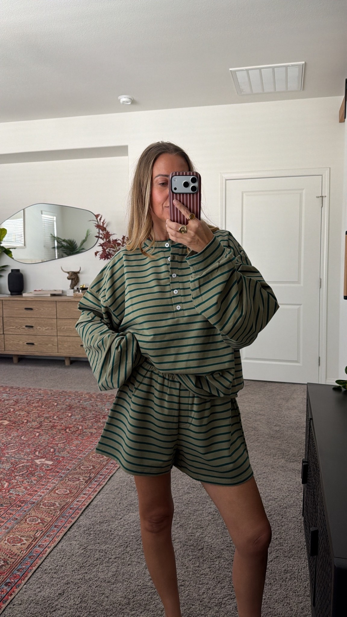 Love a striped lounge set

#LTKgrwm #LTKootd