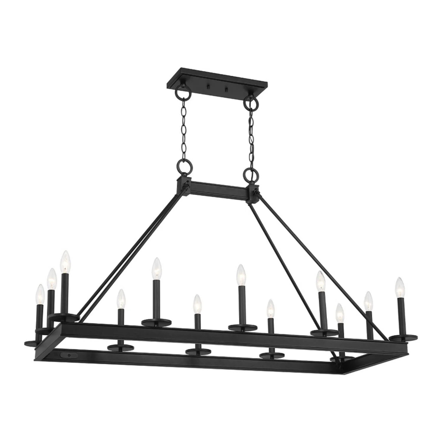 Boylston 47 Inch 12 Light Linear Suspension Light by Savoy House | 1800 Lighting