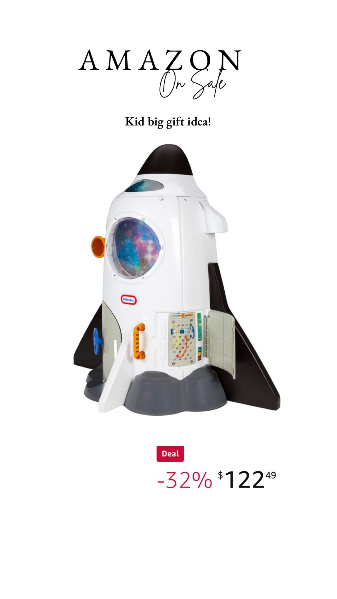 If only I had the space! This is such a cute big gift for the kids this Christmas. Maybe I can keep it at my moms house lol 

#LTKsalealert #LTKGiftGuide #LTKkids