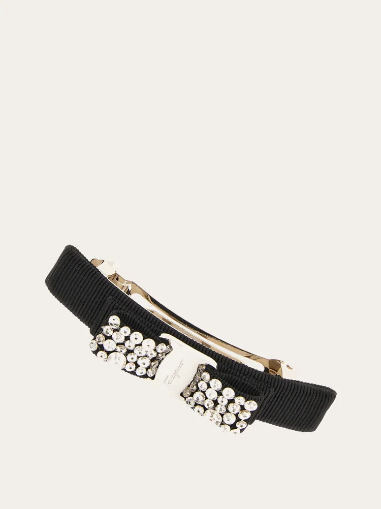 Vara bow crystal hairclip | Ferragamo