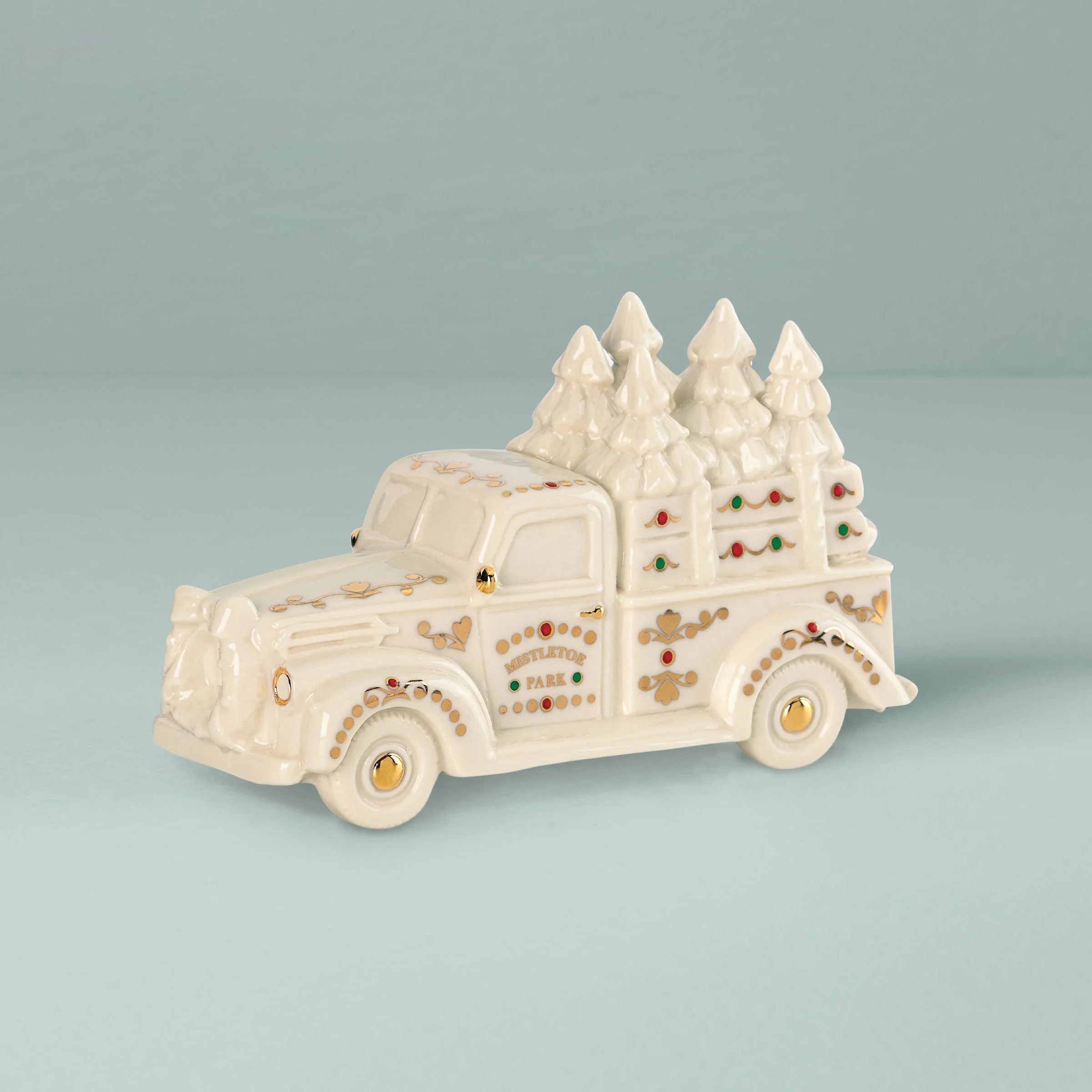 Mistletoe Park Christmas Tree Truck Figurine | Lenox
