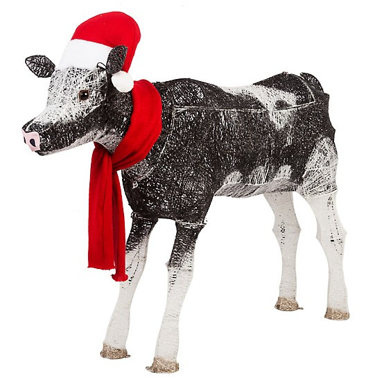 New!Gemmy  Crystal Splendor-Baby Holstein Cow | Tractor Supply