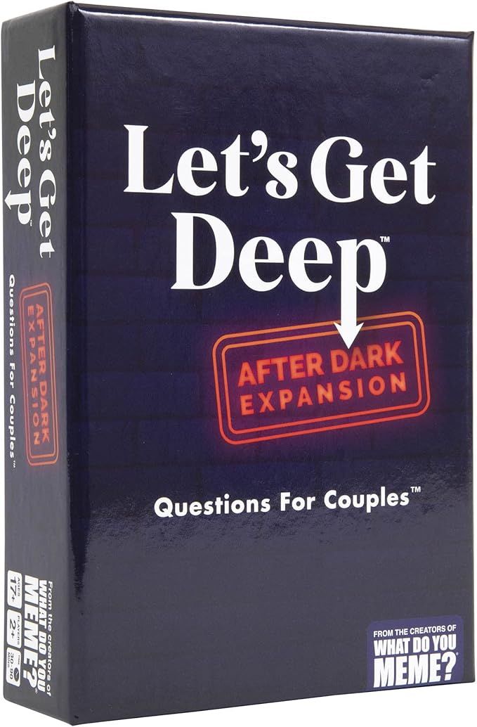 WHAT DO YOU MEME? Let's Get Deep: After Dark Expansion Pack, Great Gift for Valentine's Day | Amazon (US)