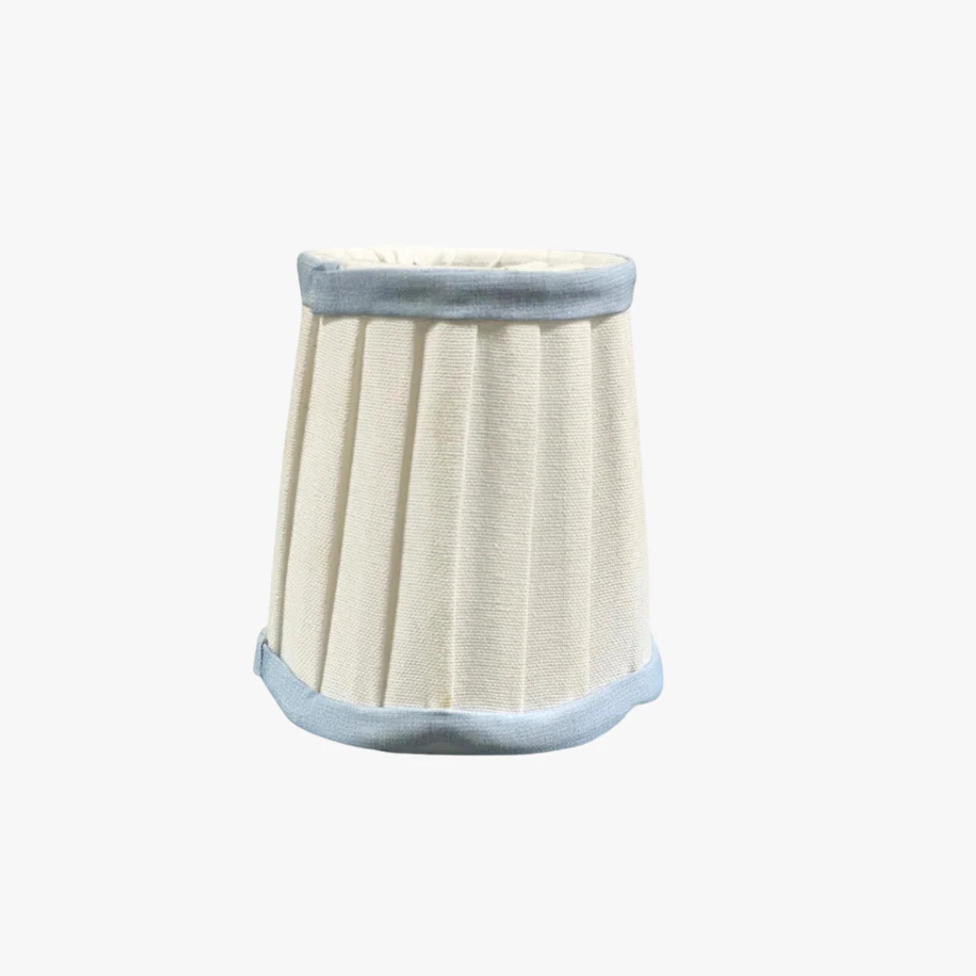 Blue Trim Sconce Shade | Dear Keaton