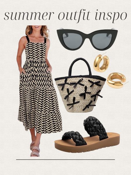 Amazon summer outfit inspo, printed maxi dress, gold earrings, straw handbag, sandals, cat eye sunglasses, vacation outfit, date night outfit 

#LTKStyleTip #LTKFindsUnder50 #LTKSaleAlert