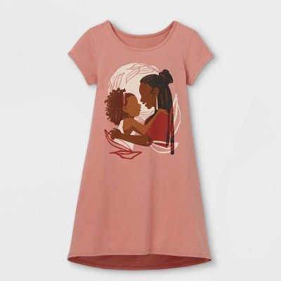 Black History Month Kids' Mother/Daughter Dress - Pink Rose | Target