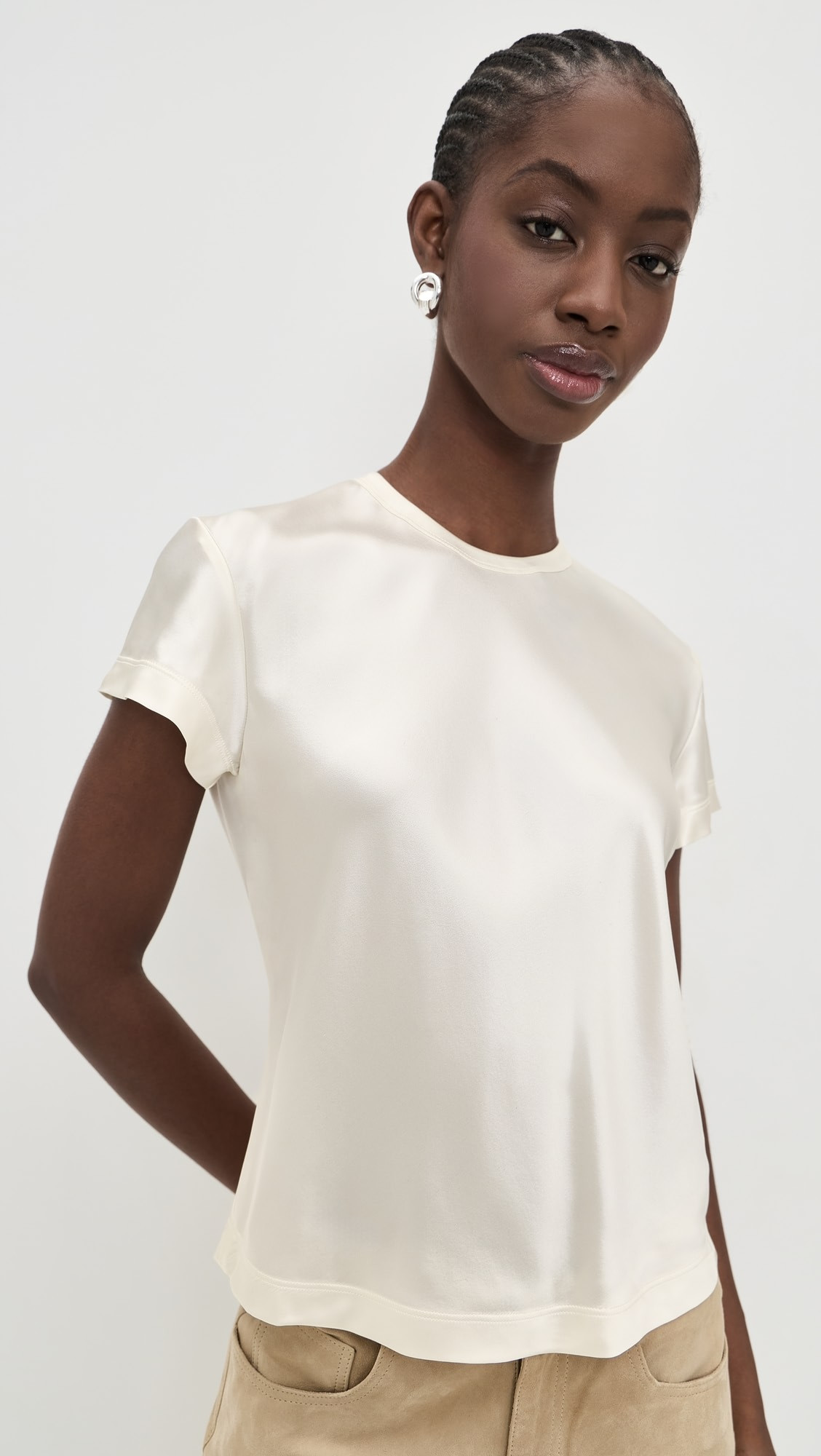 Silk Satin Tee | Shopbop