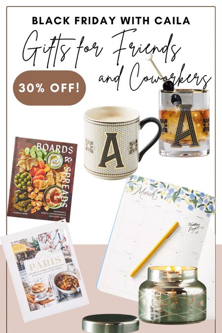 Black Friday 30% OFF sale on Gift ideas for Friends & coworkers! Everything on sale for under $20! Love these Letter mugs, cool books, and planners as thoughtful gifts they’ll love! 

#LTKunder50 #LTKsalealert #LTKCyberweek