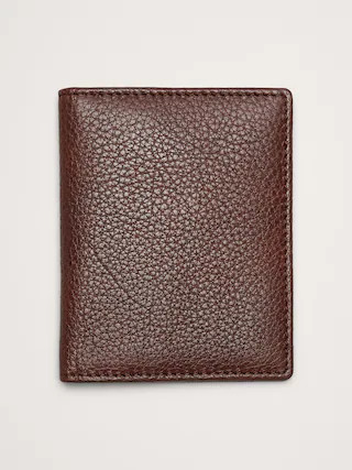 Leather Bi-Fold Card Case | Banana Republic (US)