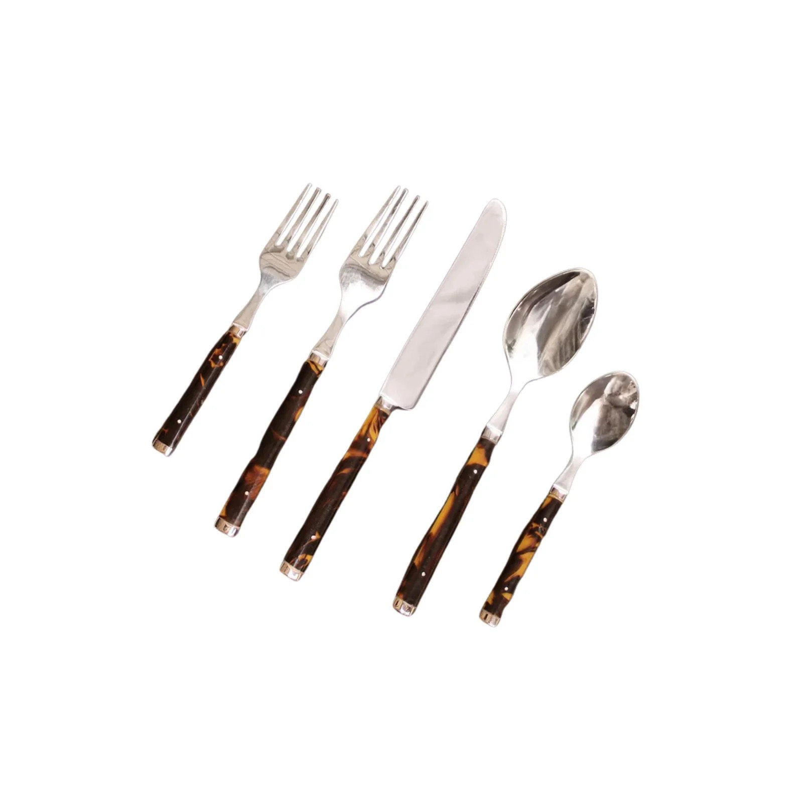 Tortoise Silverware Set | Brooke & Lou | Brooke and Lou