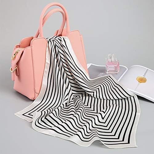 ANDANTINO 100% Mulberry Silk Scarf -21” Lightweight Square Neckerchief – Breathable Digital P... | Amazon (US)