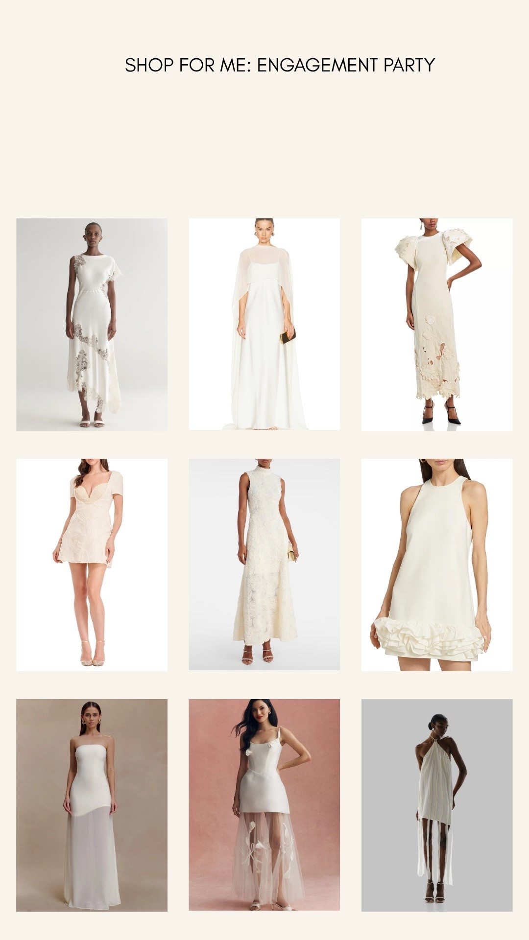 Engagement party outfits for the bride 🤍

#LTKWedding #LTKSaleAlert