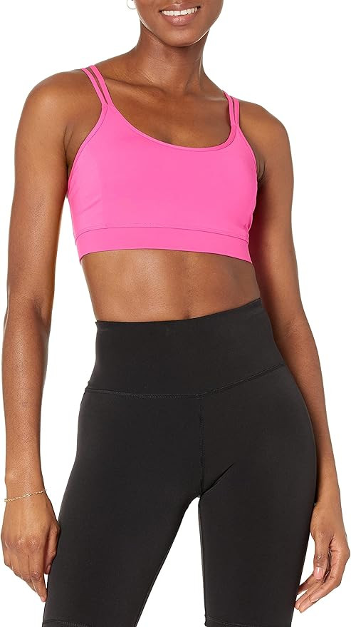 Amazon Essentials Women's Active Sculpt Light Support Strappy Back Sports Bra | Amazon (US)