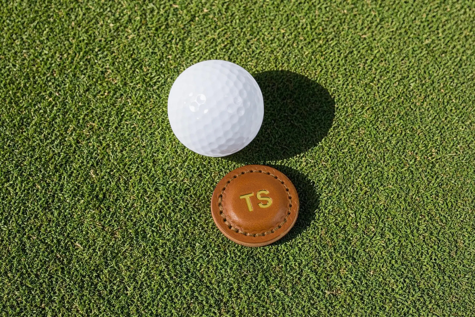 Northwind Personalized Leather Golf Ball Markers Set of 2, Custom Monogrammed Full Grain Leather,... | Etsy (Global)