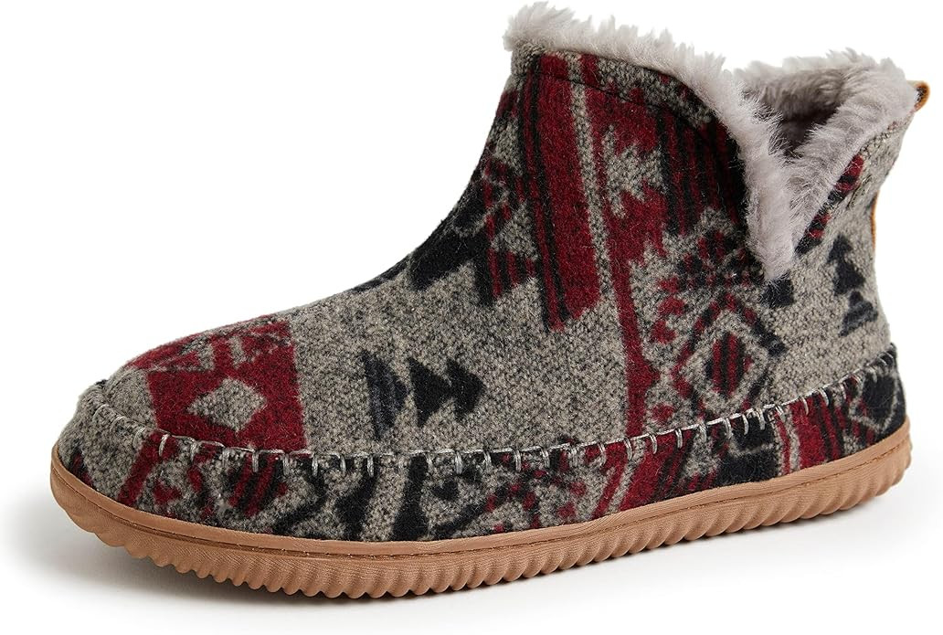 Dearfoams Men's Alpine Brixen Indoor/Outdoor Memory Foam Comfort Boot | Amazon (US)